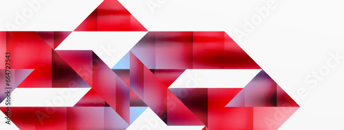 Captivating vector abstraction. Triangles interlock in mesmerizing dance, crafting dynamic geometric backdrop. Fusion of shapes and angles creates artful symphony of modern design