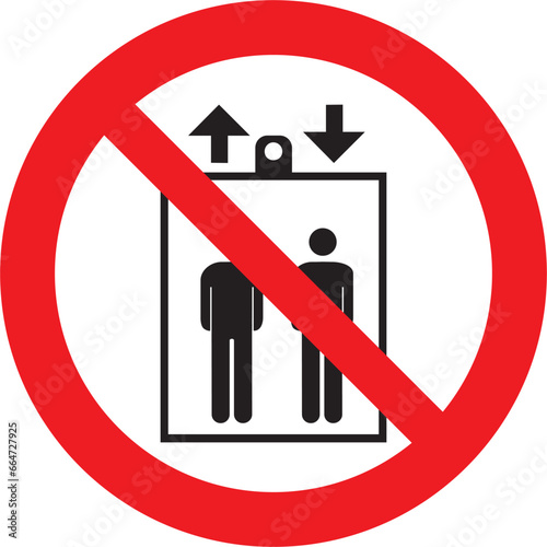 prohibido, ascensor fuera de servicio, no use el elevador, alerta, precaución, prohibited, elevator out of service, do not use elevator, warning, caution
