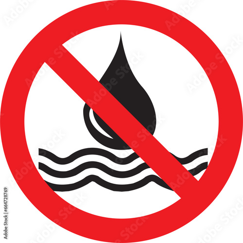 prohibido, no contamine el agua, aceite, petróleo, grasa, océano, rio, precaución, prohibited, do not contaminate water, oil, oil, grease, ocean, river, caution