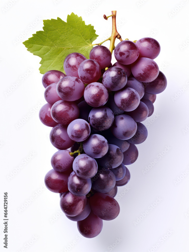 Grapes Studio Shot Isolated on Clear Background, Food Photography, Generative AI Grapes Studio Shot Isolated on Clear Background, Food Photography, Generative AI