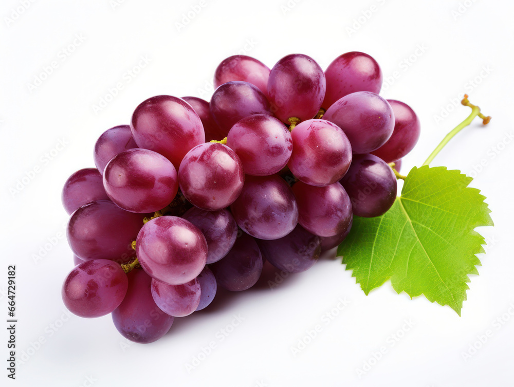 Grapes Studio Shot Isolated on Clear Background, Food Photography, Generative AI Grapes Studio Shot Isolated on Clear Background, Food Photography, Generative AI