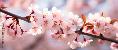pink magnolia flowers © faiz
