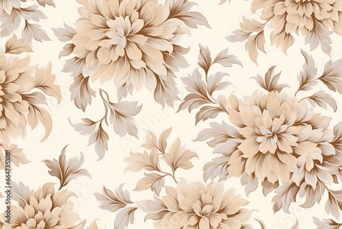 Beige Seamless Textile: Embrace the Versatility of Neutral Shades with this Stunning Digital Image, generative AI