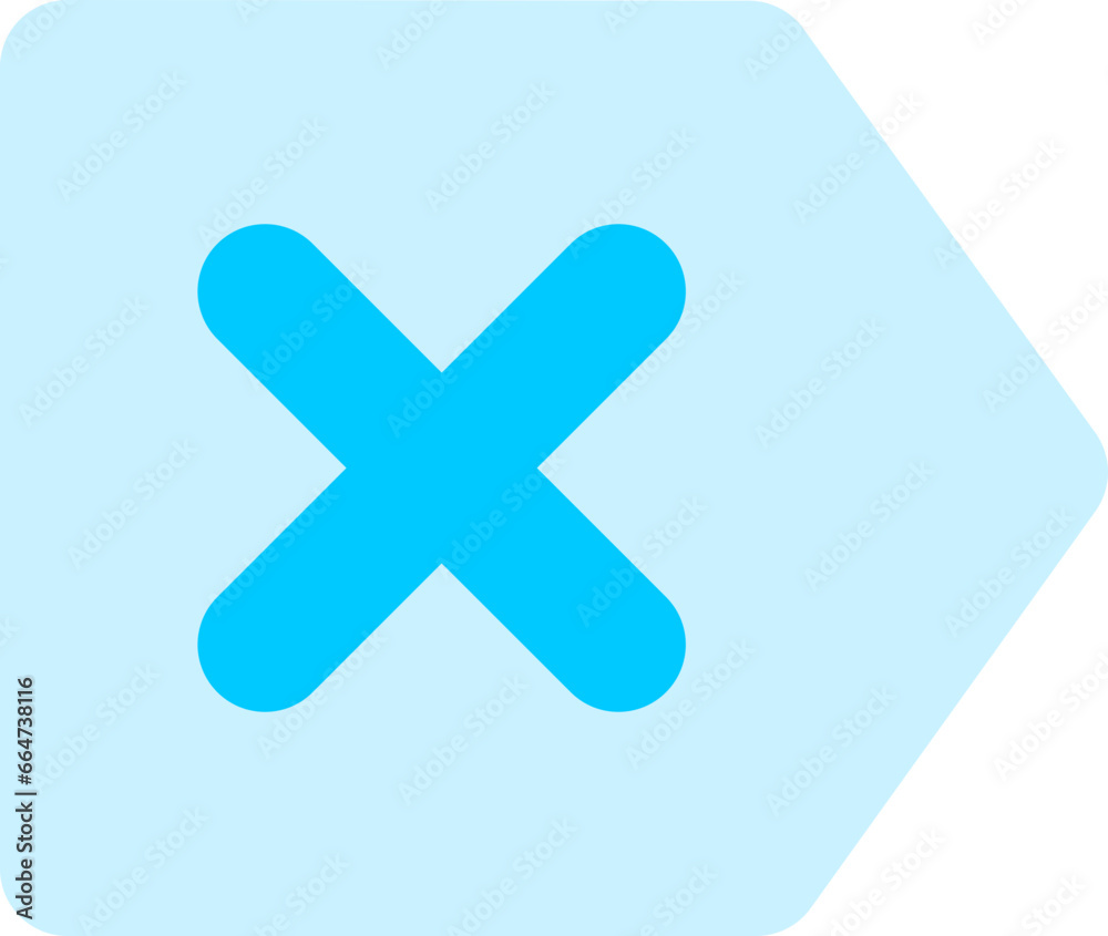 Obraz premium select delete icon 