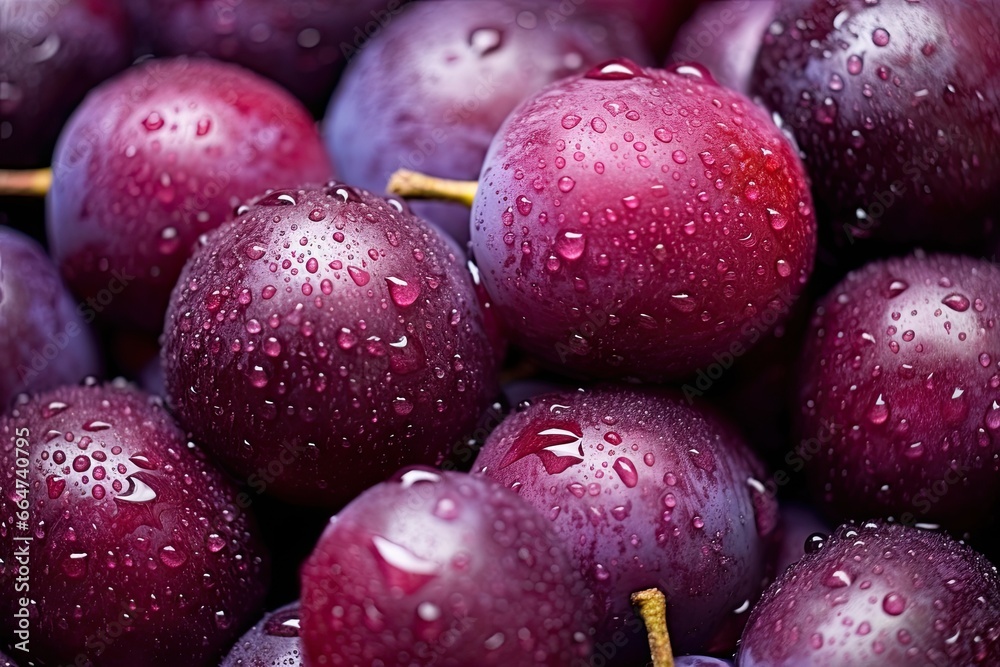Plum Purple Color: Captivating Luscious Fruit Texture Image, generative AI Plum Purple Color: Captivating Luscious Fruit Texture Image, generative AI