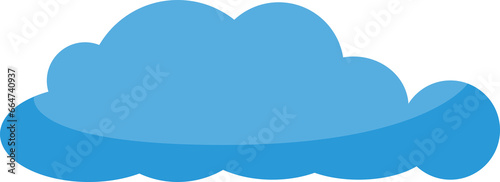 Blue Cloud Icon 