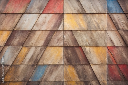Rustic Colors & Vintage Wooden Barn Texture: A Captivating Look into the Past, generative AI © Michael