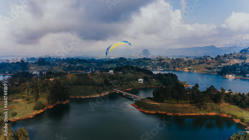 view from the lake