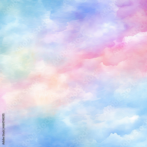 Beautiful wallpaper HD splash watercolor multicolor, Watercolor Texture Digital Papers, Beautiful wallpaper HD splash watercolor multicolor blue pink, pastel color, abstract texture background. © Ihsan