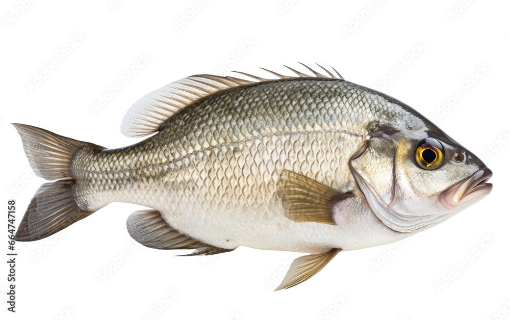 Fresh Bream Ready To Sale In Market Realistic Portrait on White or PNG Transparent Background. Fresh Bream Ready To Sale In Market Realistic Portrait on White or PNG Transparent Background.
