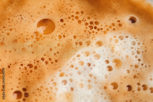 Coffee foam texture.