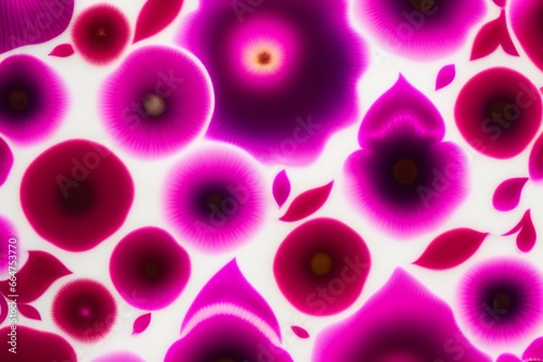 Magenta fabric on a white background