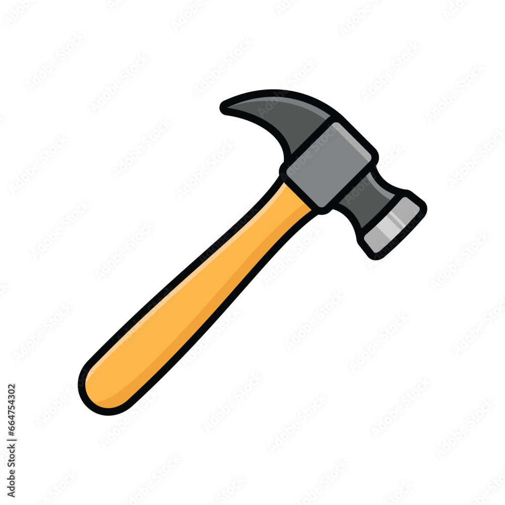 hammer icon vector design template simple and clean hammer icon vector design template simple and clean