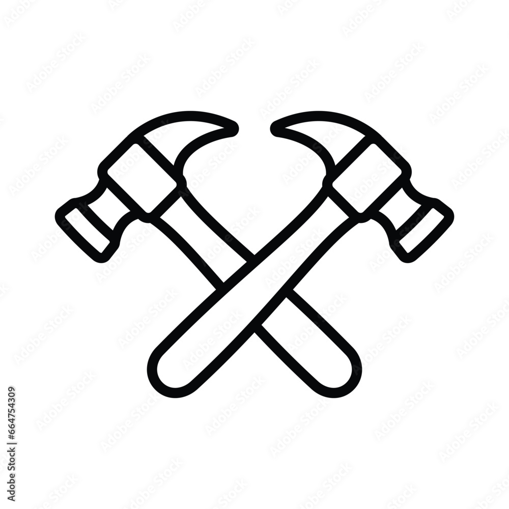 hammer icon vector design template simple and clean hammer icon vector design template simple and clean
