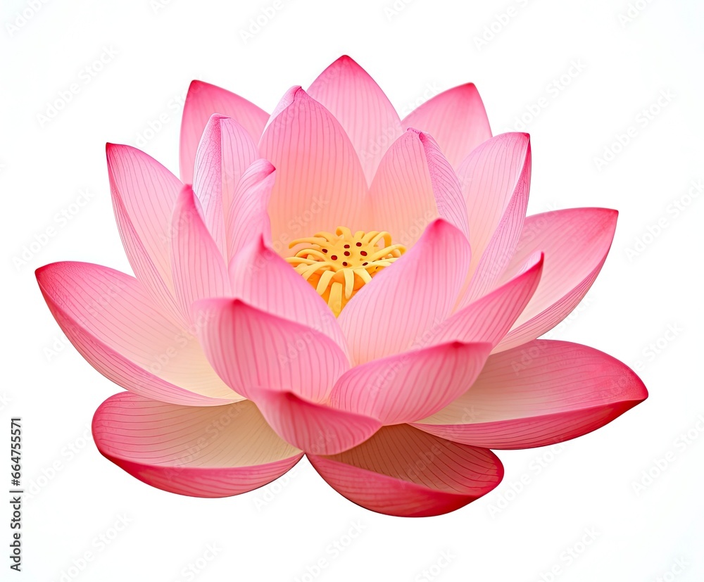 Lotus flower on white background. Lotus flower on white background.