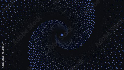 Abstract spiral simple mandala background. This minimalist spiral background can be used as a banner or website background. This dark blue color spinning flower is perfect for festival content create.