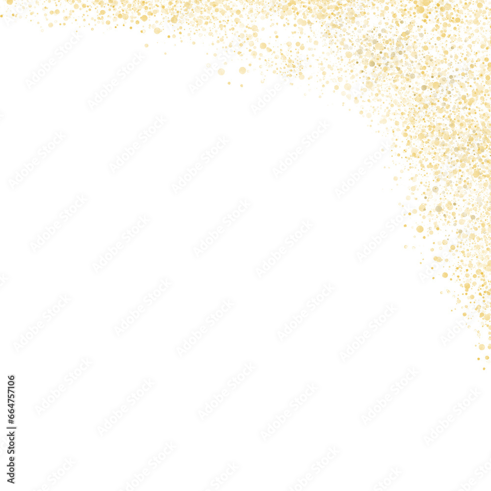 Gold Glitter Border frame 
