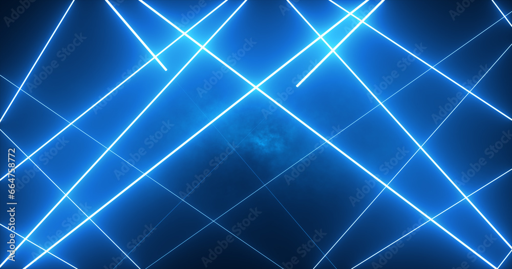 Abstract blue neon energy lines magical glowing background Abstract blue neon energy lines magical glowing background