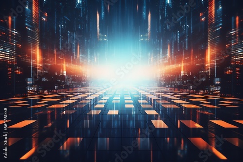 abstract futuristic technology background