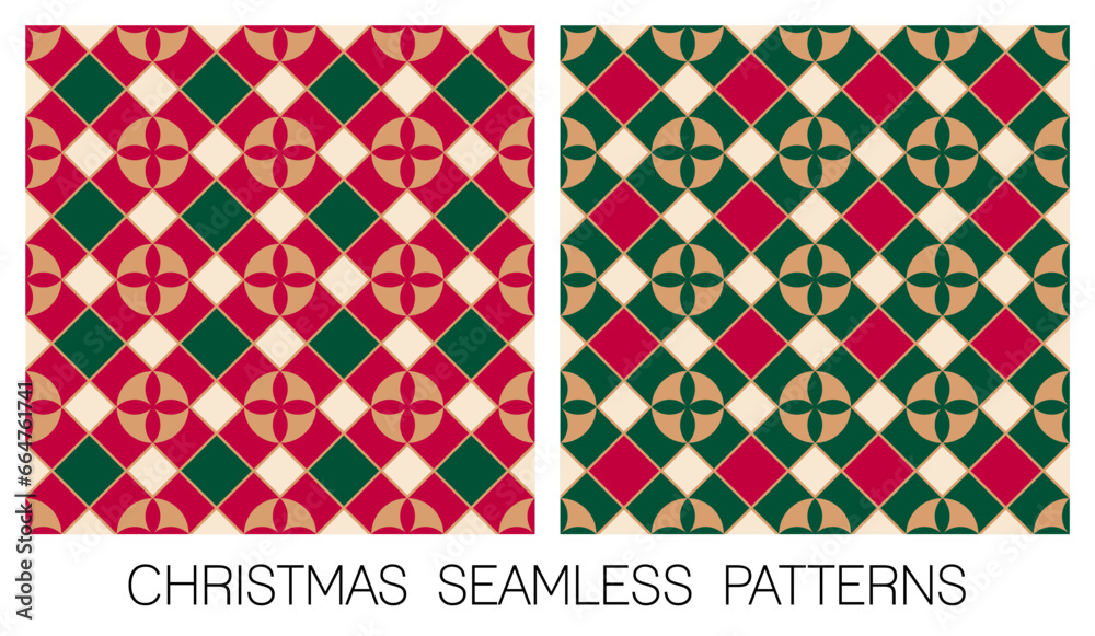 Set of geometric elements retro styled pattern design for Christmas and new year background. Set of geometric elements retro styled pattern design for Christmas and new year background.