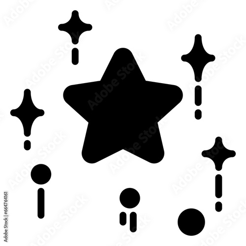 Stars icon, line icon style