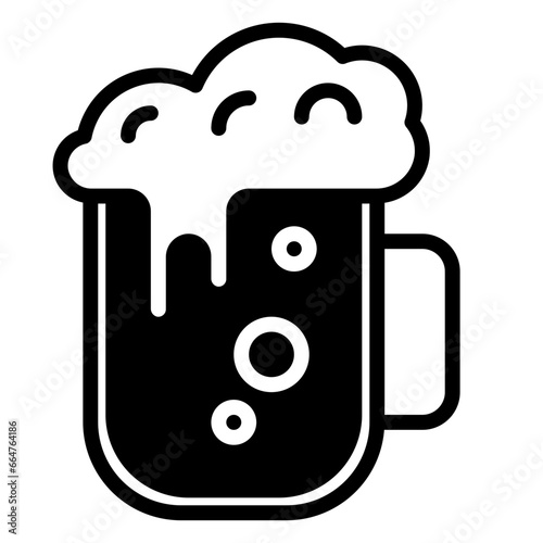 beer icon, line icon style