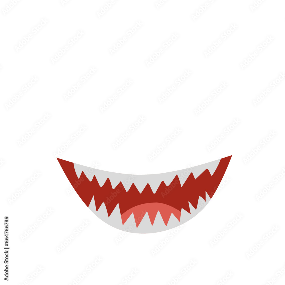 Obraz premium Shark With Open Mouth