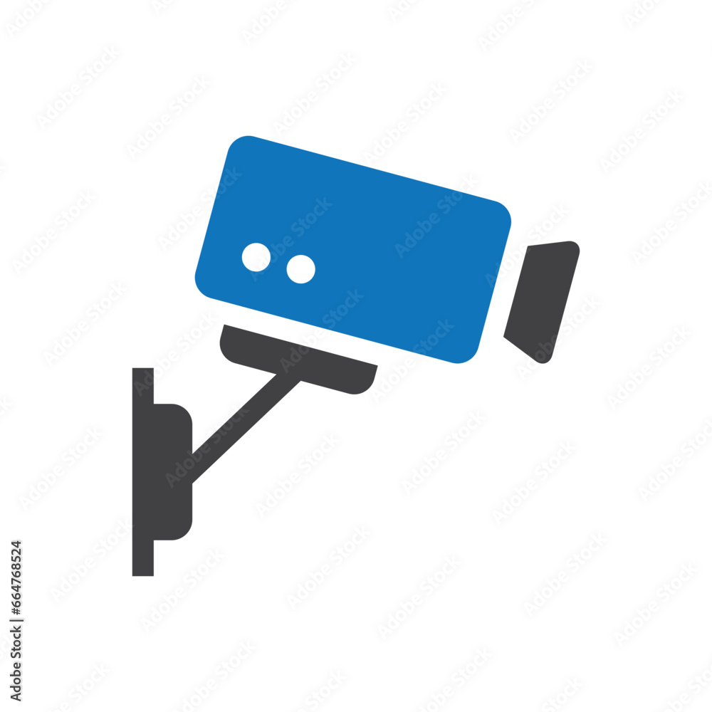 Surveillance camera vector icon Surveillance camera vector icon