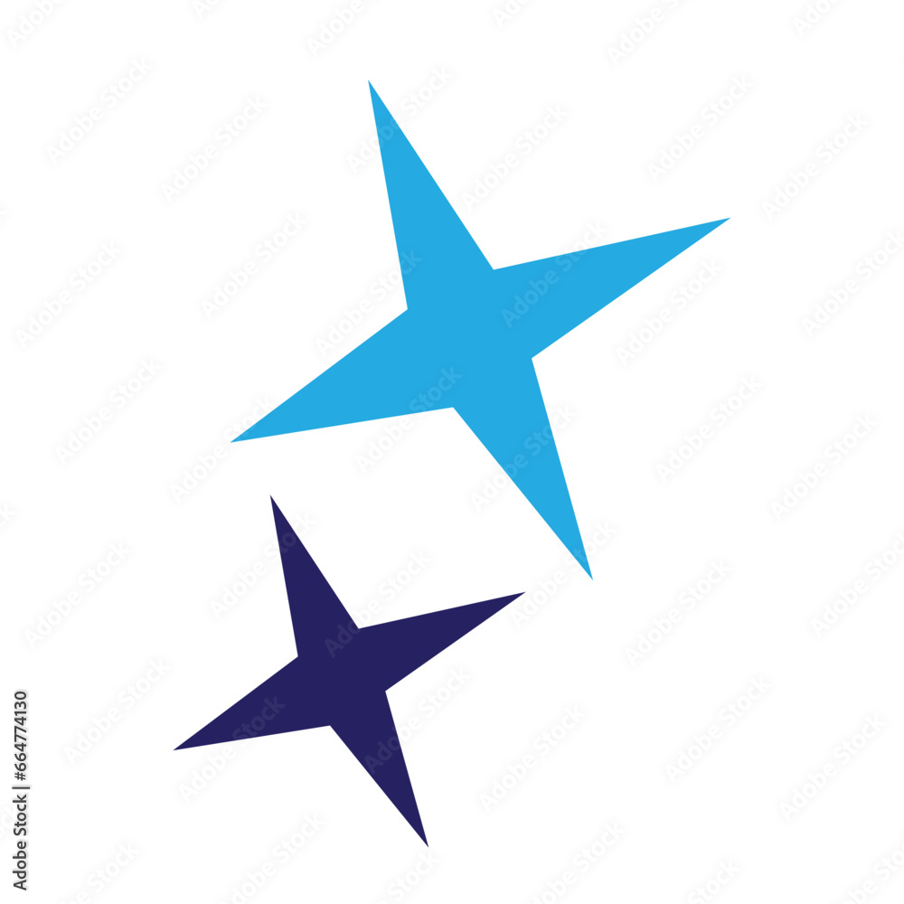 Shining star for marketing advertising. Shining star for marketing advertising.