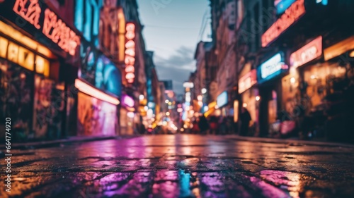 street at night © supindo