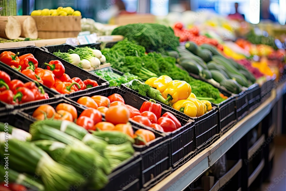 Fruits and Vegetables at City Market.