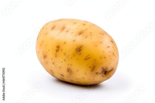 Potato isolated on white background.