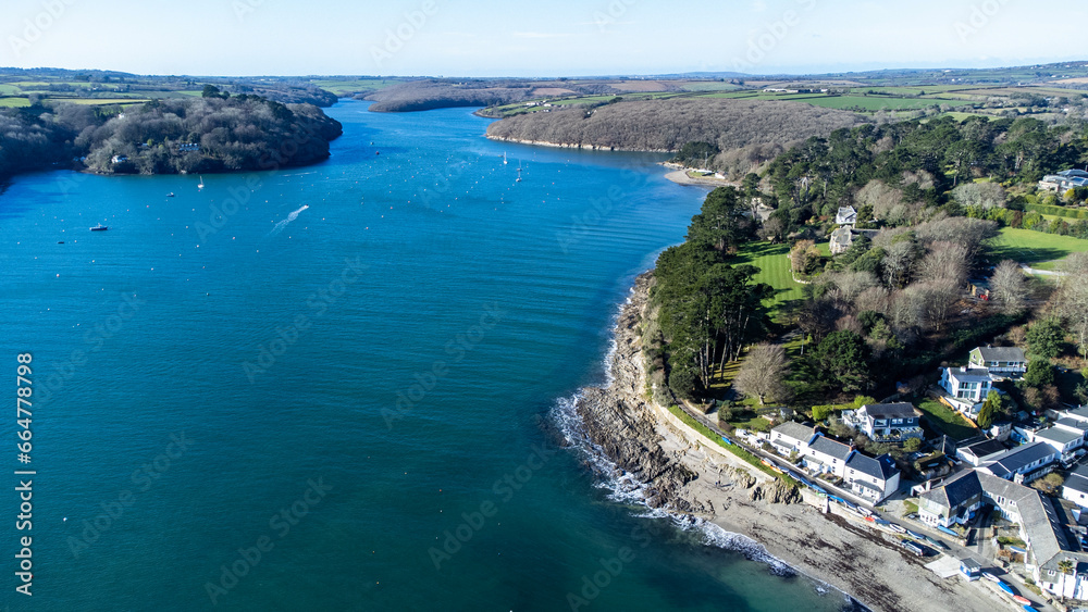 Aerial view of Helston Passage