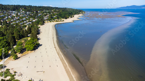 Aerial view of locarno beach