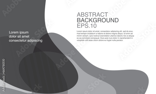 Abstract fluid background with grey combination color for promotion poster. vector eps 10