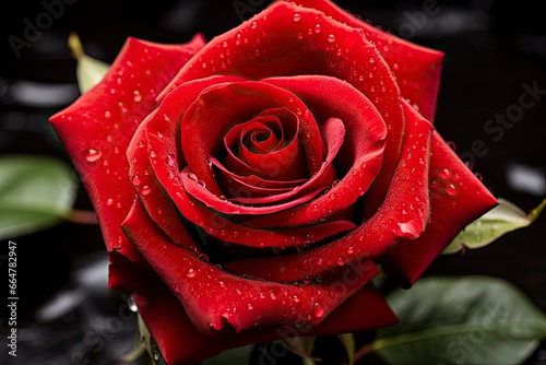 Red rose for Valentine s Day.