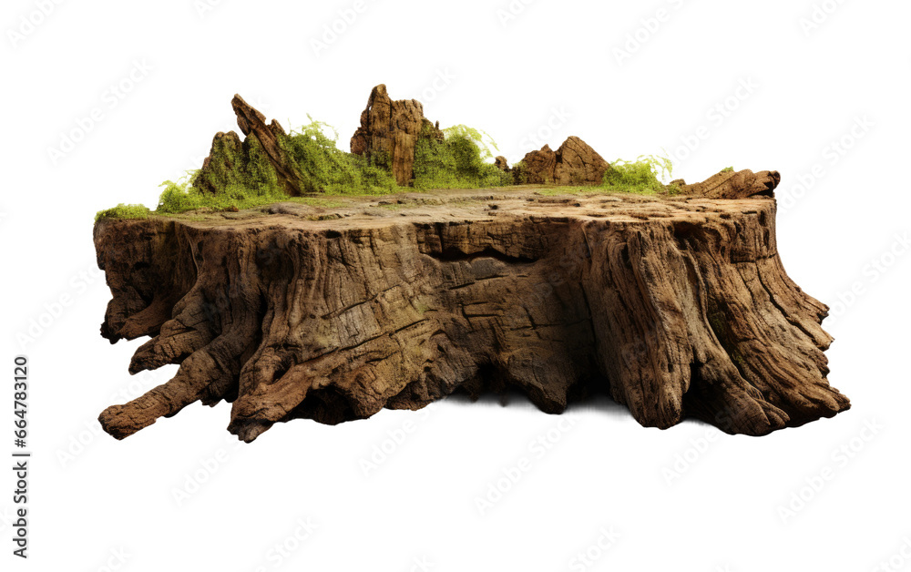 Beautiful Blending Stump on a Clear Surface or PNG Transparent Background.