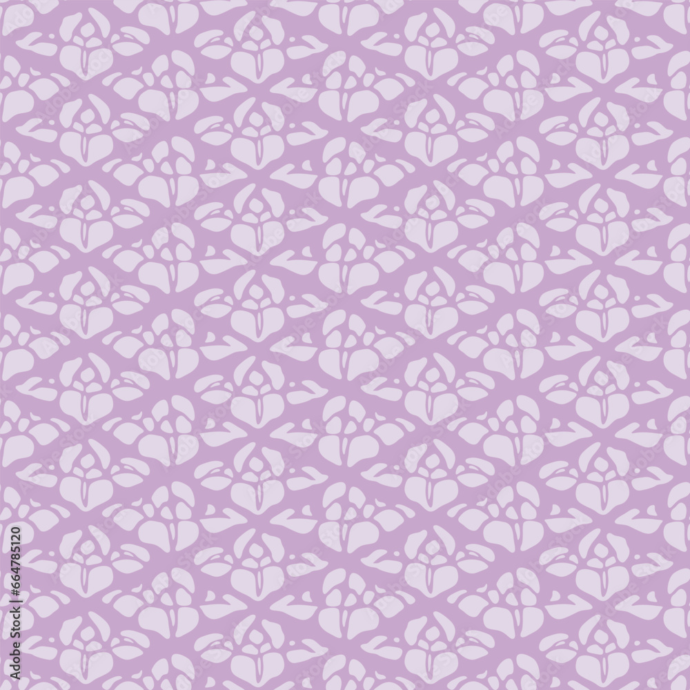 Japanese Flower Motif Diamond Vector Seamless Pattern