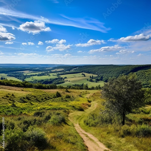 view of the countryside generated by AI