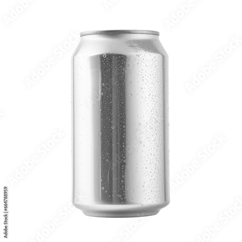 Aluminium soda cans isolated, Generative AI