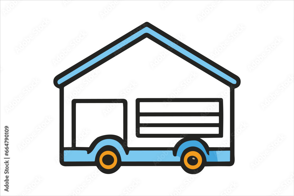 Colorful Delivery, distrubuting, warehouse, shipment thin line icons. Editable stroke. For website marketing design, logo, app, template, ui, etc. Vector illustration on white backgorund Colorful Delivery, distrubuting, warehouse, shipment thin line icons. Editable stroke. For website marketing design, logo, app, template, ui, etc. Vector illustration on white backgorund