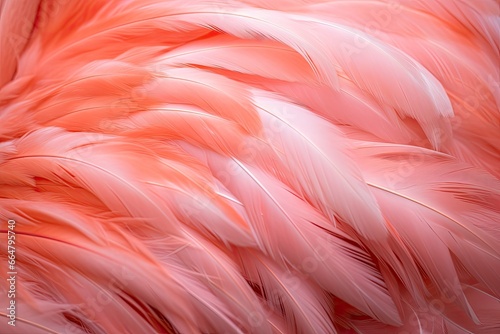 Flamingo Feather background. © Mehdi