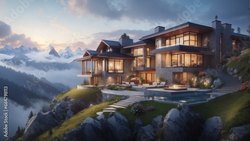 House in the mountains