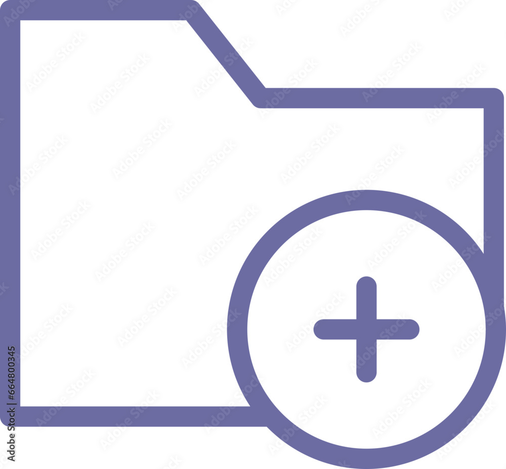 Obraz premium Folder add icon 