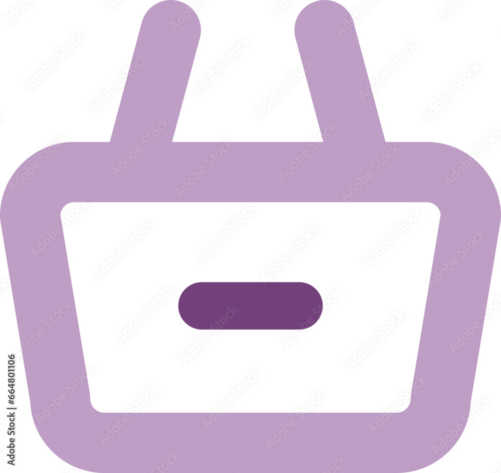 Obraz premium shopping cart product delete icon 