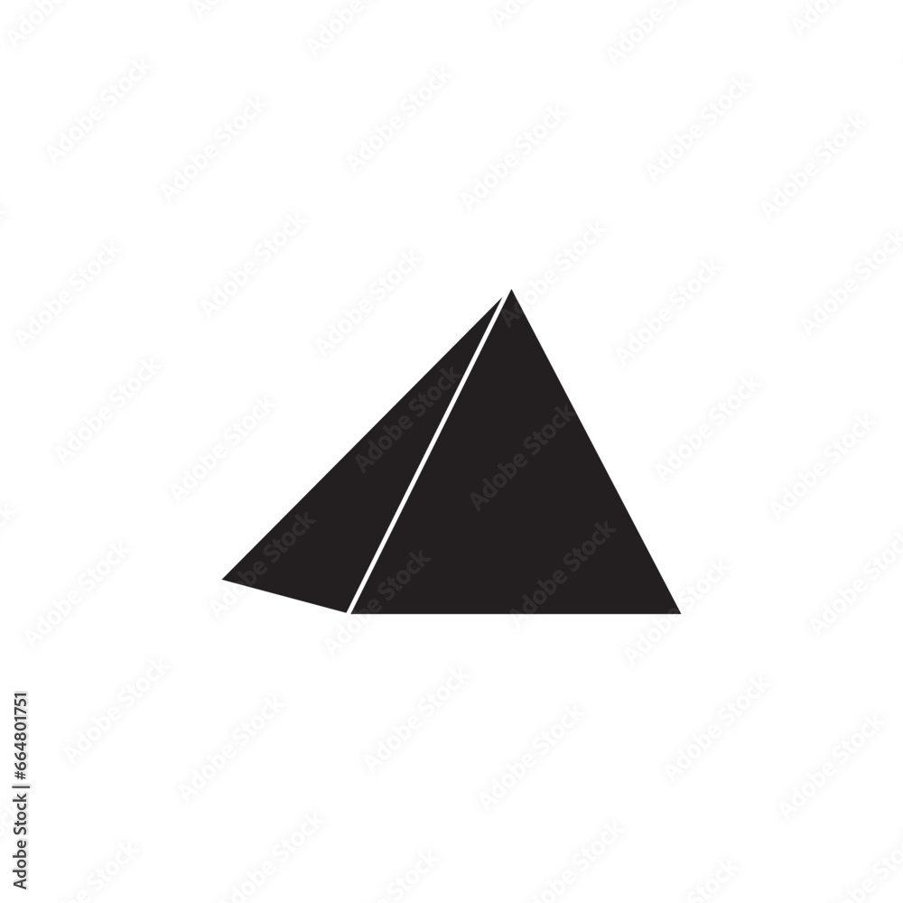 pyramid icon vector pyramid icon vector