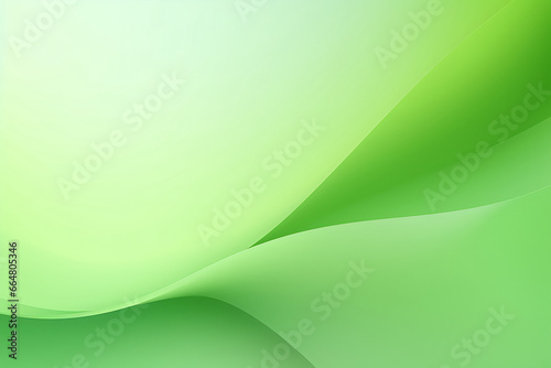 Green wave abstract light background