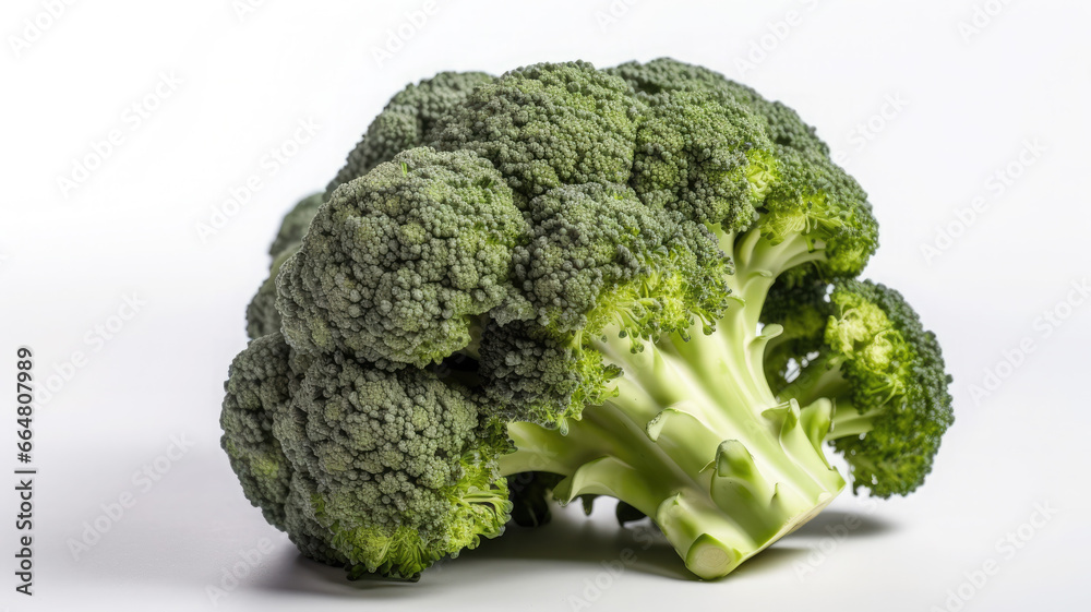 Isolated Broccoli on White Background Isolated Broccoli on White Background