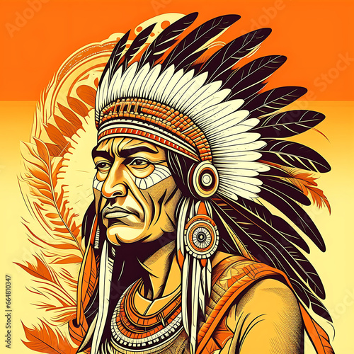 Native American Heritage illustration