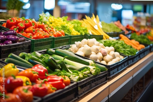 Fruits and Vegetables at City Market.